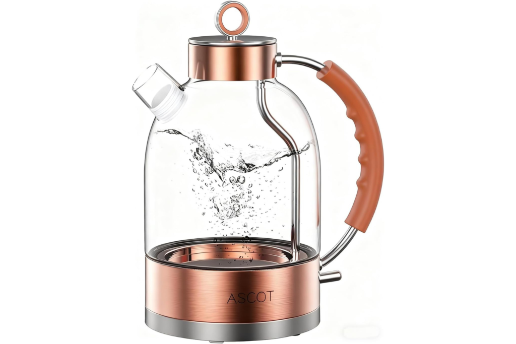 ASCOT Glass Electric Tea Kettle
