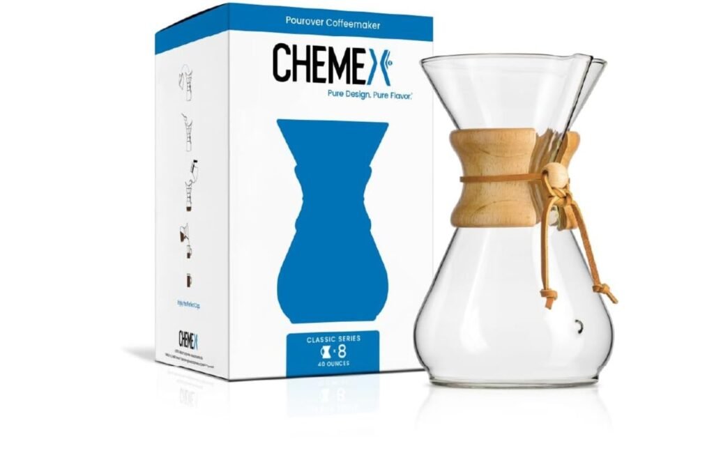 Chemex Classic Series – Pour Over Coffee Maker (Glass)