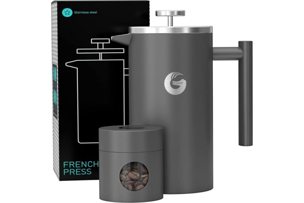 French Press Coffee Gator – Stainless Steel French Press