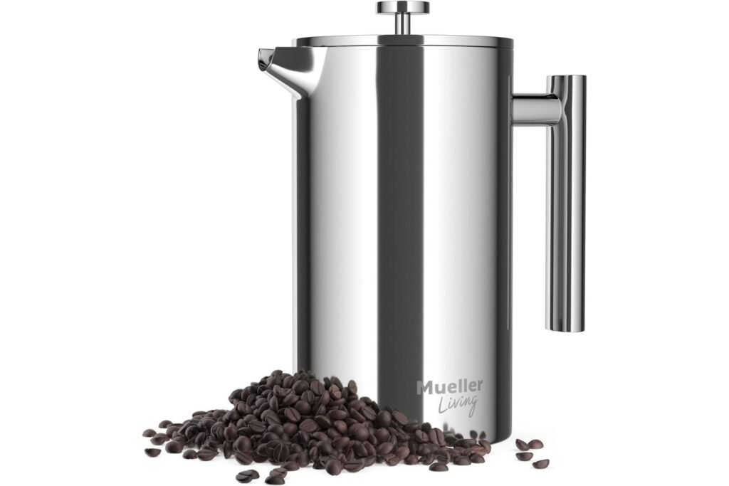Mueller French Press – Stainless Steel Coffee Press
